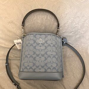 Mollie Bucket Bag 22 In Signature Chambray